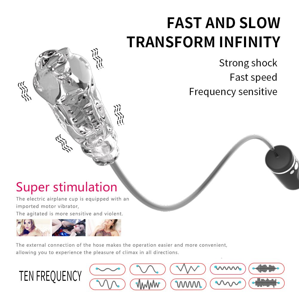 VibeCore Suction & Pulse Masturbator - Tarisss Sex Toy Store