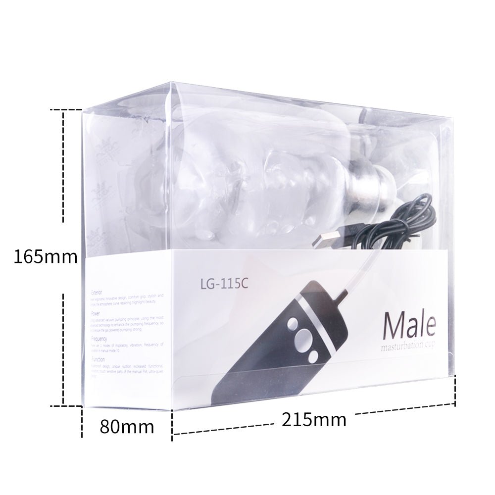 VibeCore Suction & Pulse Masturbator - Tarisss Sex Toy Store