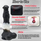 Vibrating Horse Dildo - Tarisss Sex Toy Store