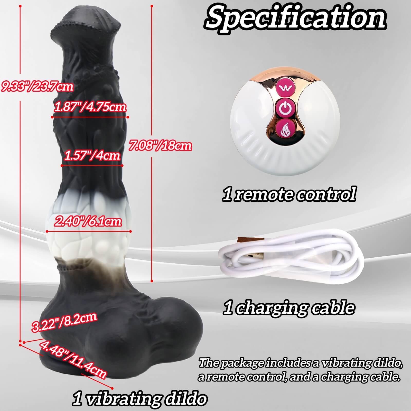 Vibrating Horse Dildo - Tarisss Sex Toy Store