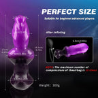 Violetfang 6 Inch Fantasy Monster Inflatable Knot Dildo - Tarisss Sex Toy Store