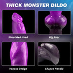 Violetfang 6 Inch Fantasy Monster Inflatable Knot Dildo - Tarisss Sex Toy Store