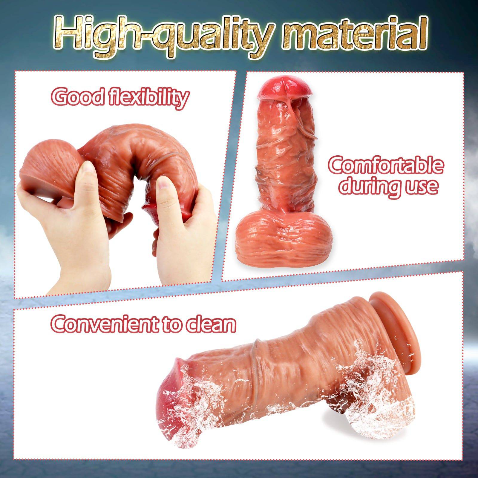 Viper 7 Inch Extra Thick Most Realistic Dildo - Tarisss Sex Toy Store
