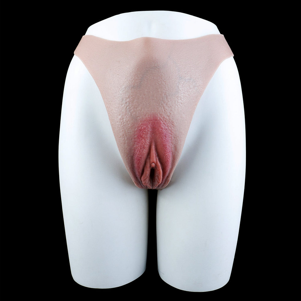 Realistic Pussy Panties with Insertable Vagina — Wearable Fake Vagina for Crossdressers