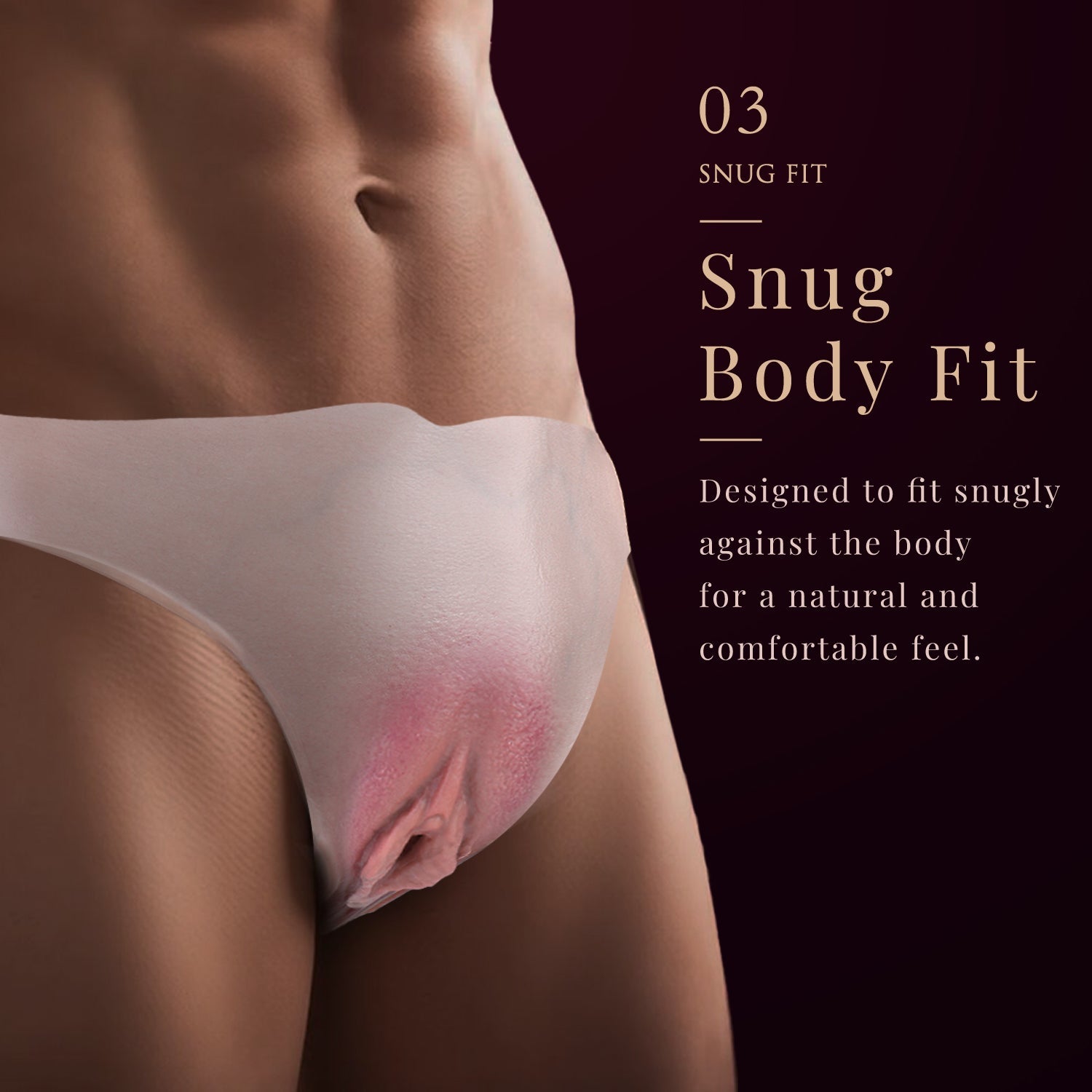Realistic Pussy Panties with Insertable Vagina — Wearable Fake Vagina for Crossdressers