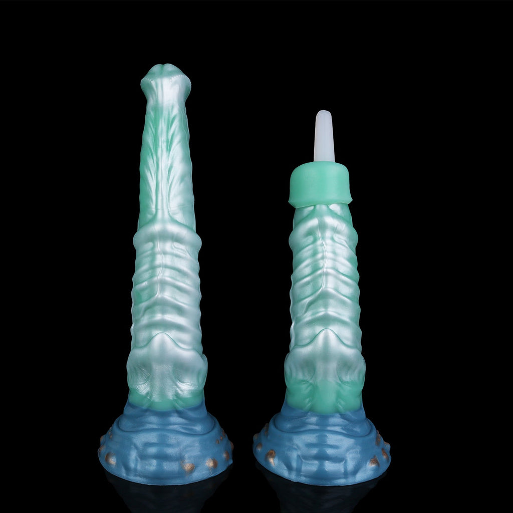 Fantasy Silicone Inflatable Horse Dildo -Expands Inside You for Deep G-Spot Stimulation