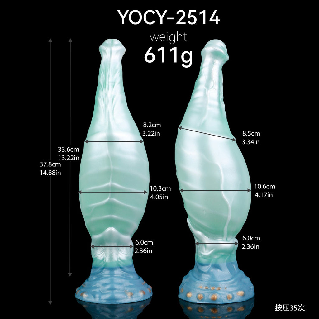 Fantasy Silicone Inflatable Horse Dildo -Expands Inside You for Deep G-Spot Stimulation