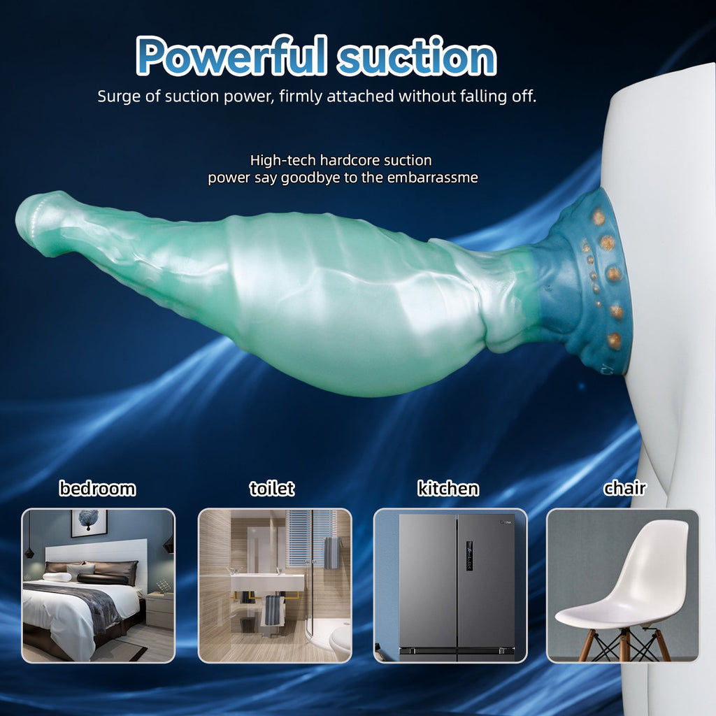 Fantasy Silicone Inflatable Horse Dildo -Expands Inside You for Deep G-Spot Stimulation
