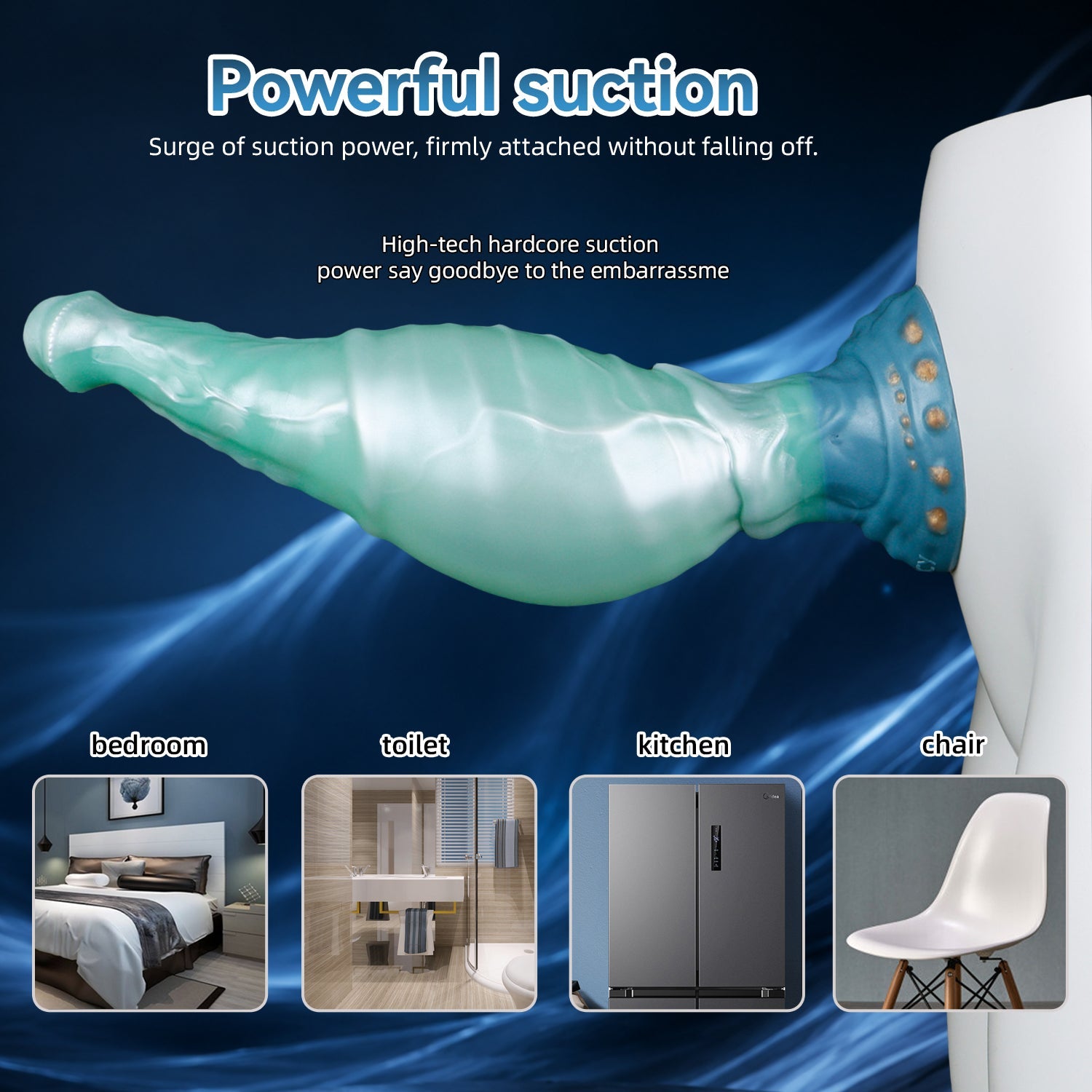 Fantasy Silicone Inflatable Horse Dildo -Expands Inside You for Deep G-Spot Stimulation