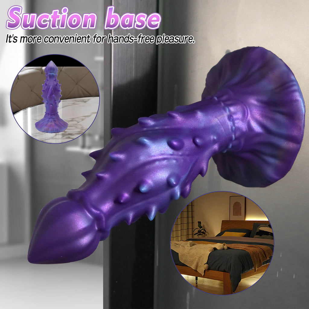 Void 10 Inch Silicone Alien Dildo with Spiked Design - Tarisss Sex Toy Store