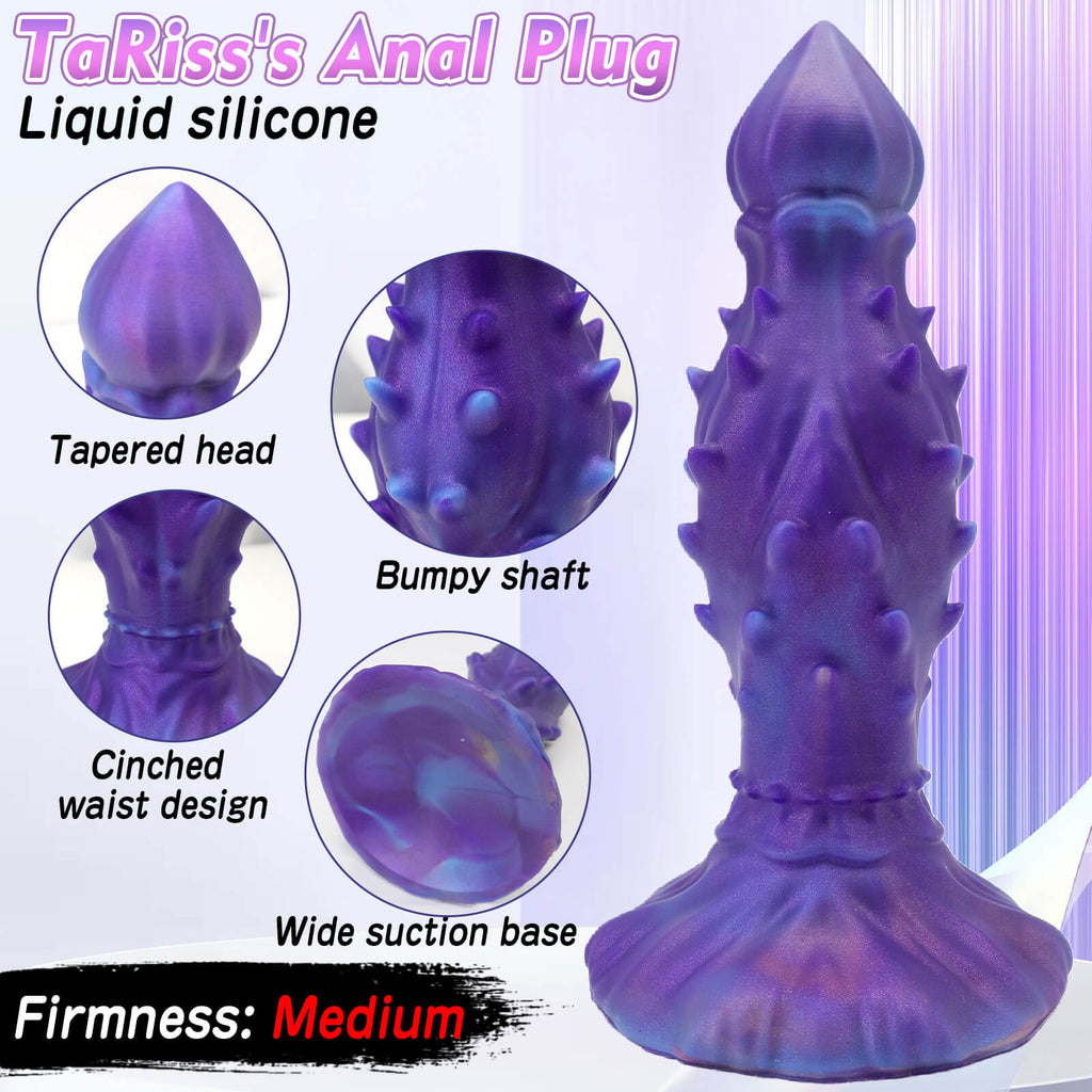Void 10 Inch Silicone Alien Dildo with Spiked Design - Tarisss Sex Toy Store