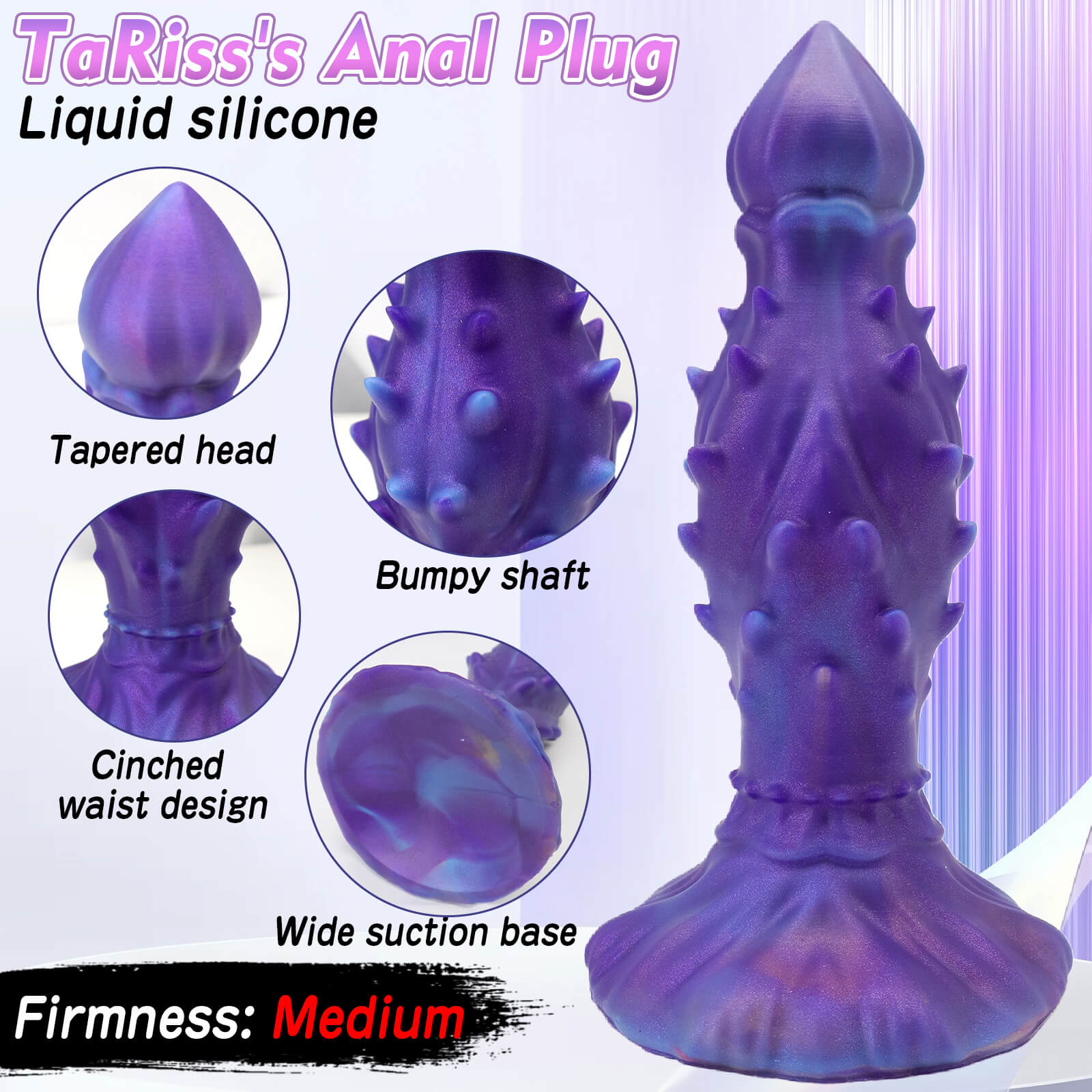 Void 10 Inch Silicone Alien Dildo with Spiked Design - Tarisss Sex Toy Store