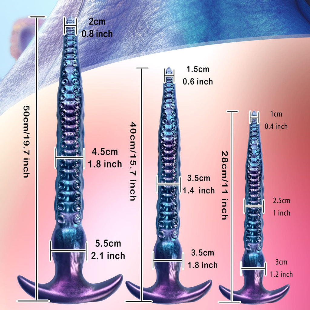 VoidWhip - Tentacle Dildo - Long Butt Plug - 3 Sizes