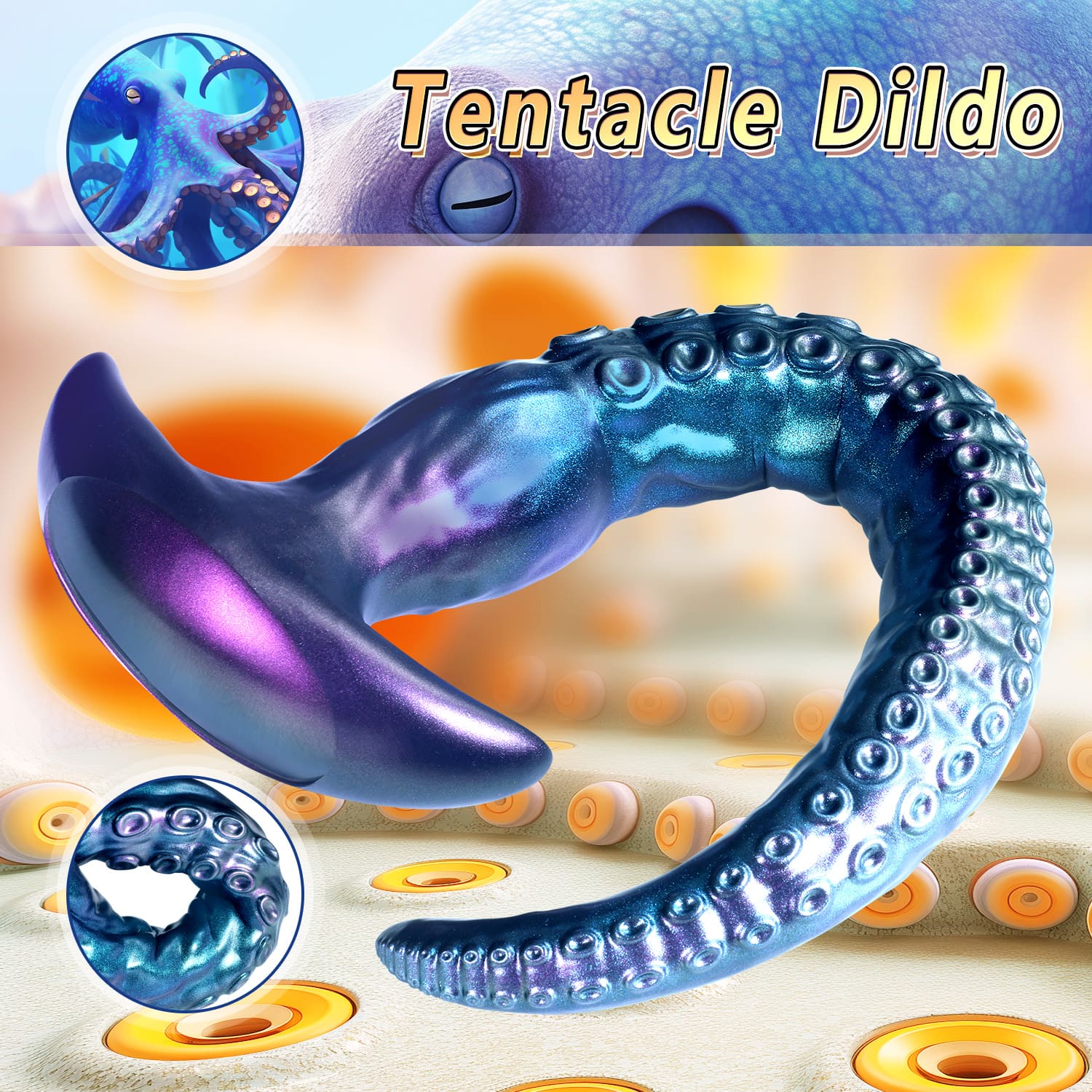 VoidWhip - Tentacle Dildo - Long Butt Plug - 3 Sizes