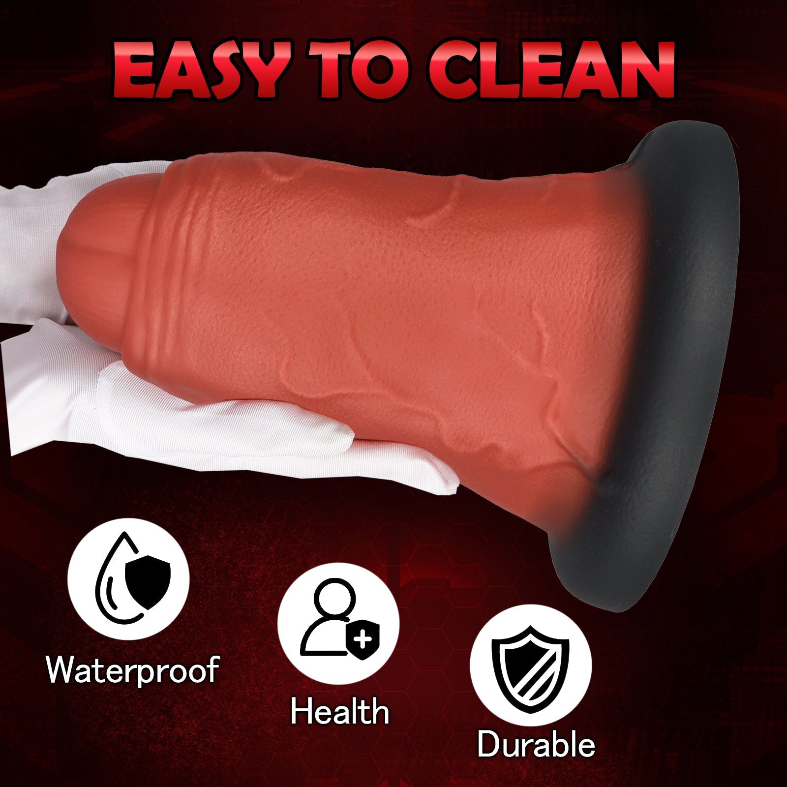Volcanic Anal Plug With Strong Suction - Tarisss Sex Toy Store
