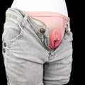 Boy-Style Strapon Realistic Fake Vagina - Penis Thrusting Flesh-like Silicone Wearable Pants