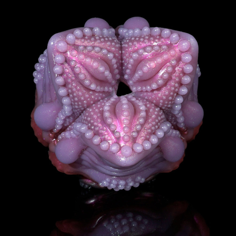 Carnivorous Flower Alien Pocket Pussy – Beast Oral Sex Masturbator in Platinum Silicone
