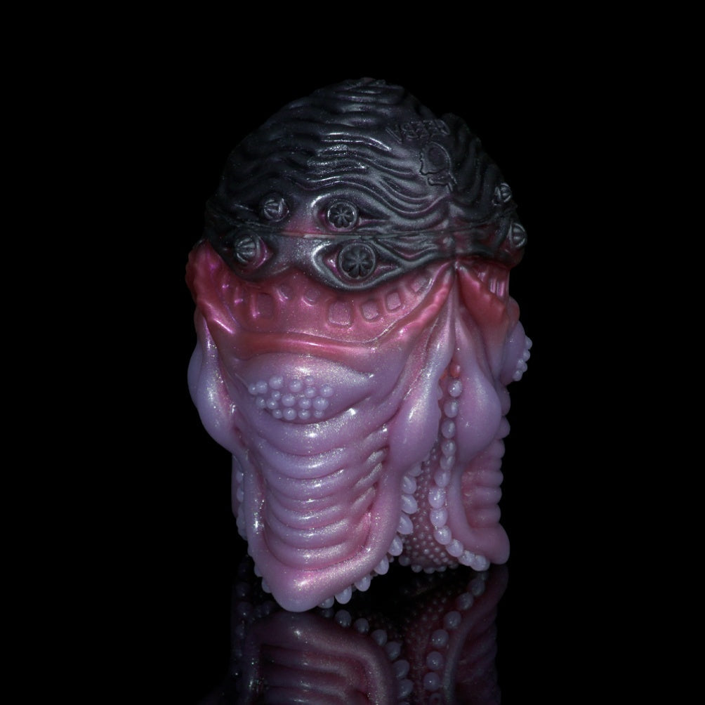 Carnivorous Flower Alien Pocket Pussy – Beast Oral Sex Masturbator in Platinum Silicone