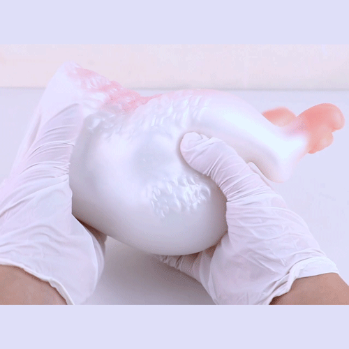 Pink Bunny Fantasy Pocket Pussy - Soft Penis Massaging Blowjob Animal Masturbator