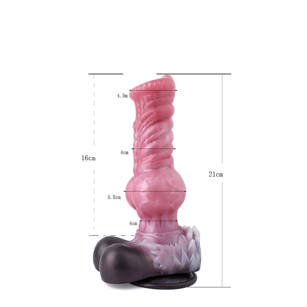 Warwick 13 Inch Silicone Wolf Dildo with Realistic Knot - Tarisss Sex Toy Store