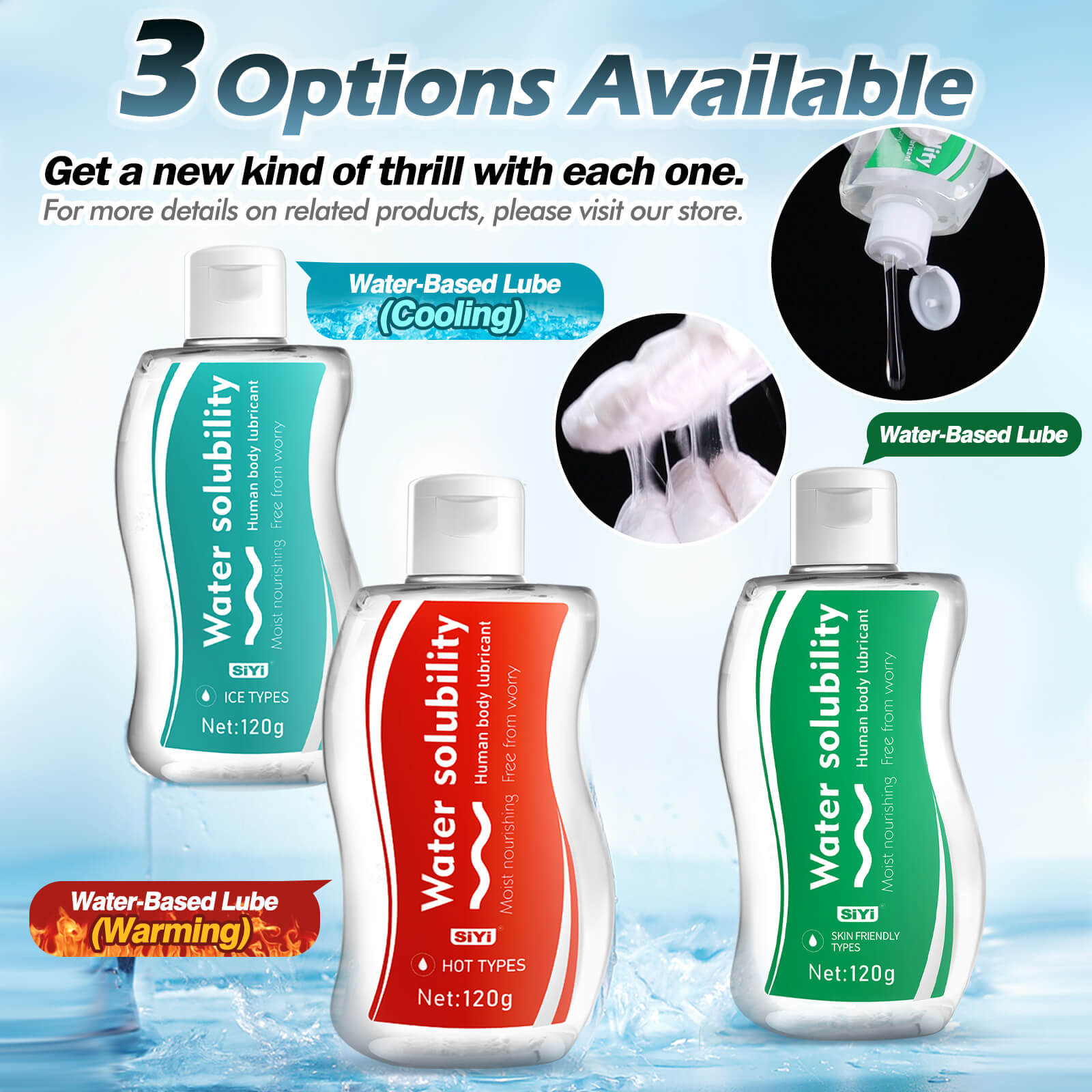 Water Based Lubricant for Sensitive Skin - Tarisss Sex Toy Store