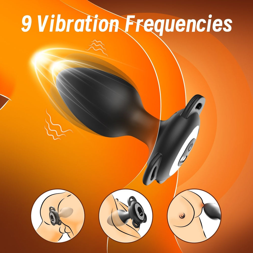 Wearable Prostate Massager Plug – App - Controlled Vibrating Anal Plug with Adjustable Harness - Tarisss Sex Toy Store