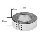 Weighted Metal Cock Ring with Double Ring Design - Tarisss Sex Toy Store