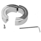 Weighted Metal Cock Ring with Double Ring Design - Tarisss Sex Toy Store