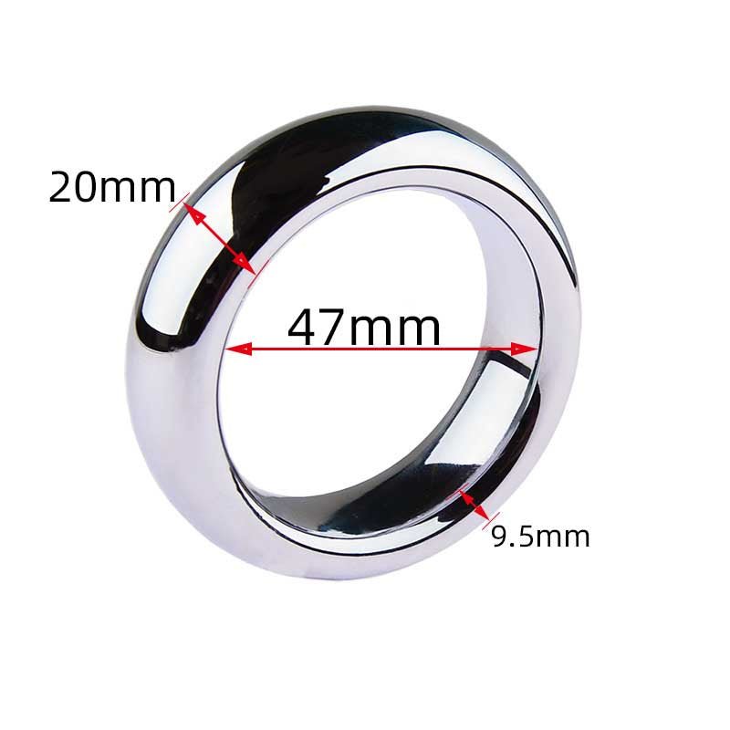 Weighted Metal Thick Cock Ring - Tarisss Sex Toy Store