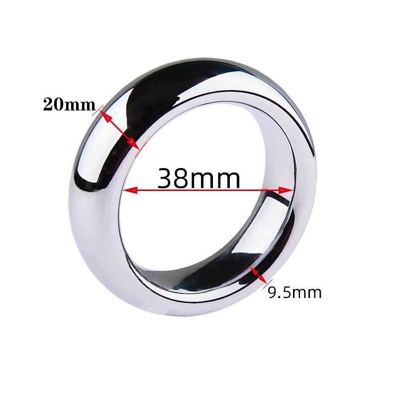 Weighted Metal Thick Cock Ring - Tarisss Sex Toy Store