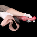 Dog Knot Fantasy Cock Sleeve Panty – Platinum Silicone Sheath Underwear for ED