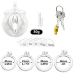 White Resin Male Sissy Chastity Cage - Tarisss Sex Toy Store