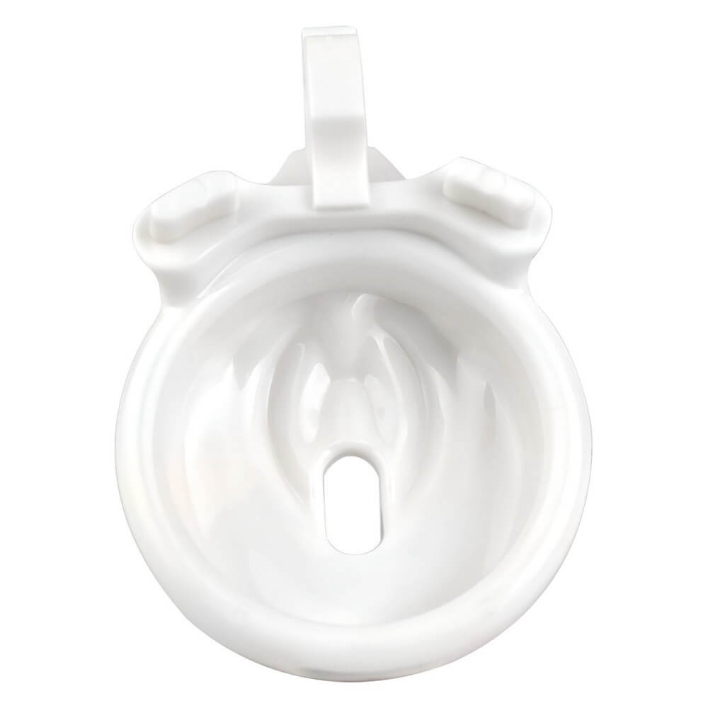White Resin Male Sissy Chastity Cage - Tarisss Sex Toy Store