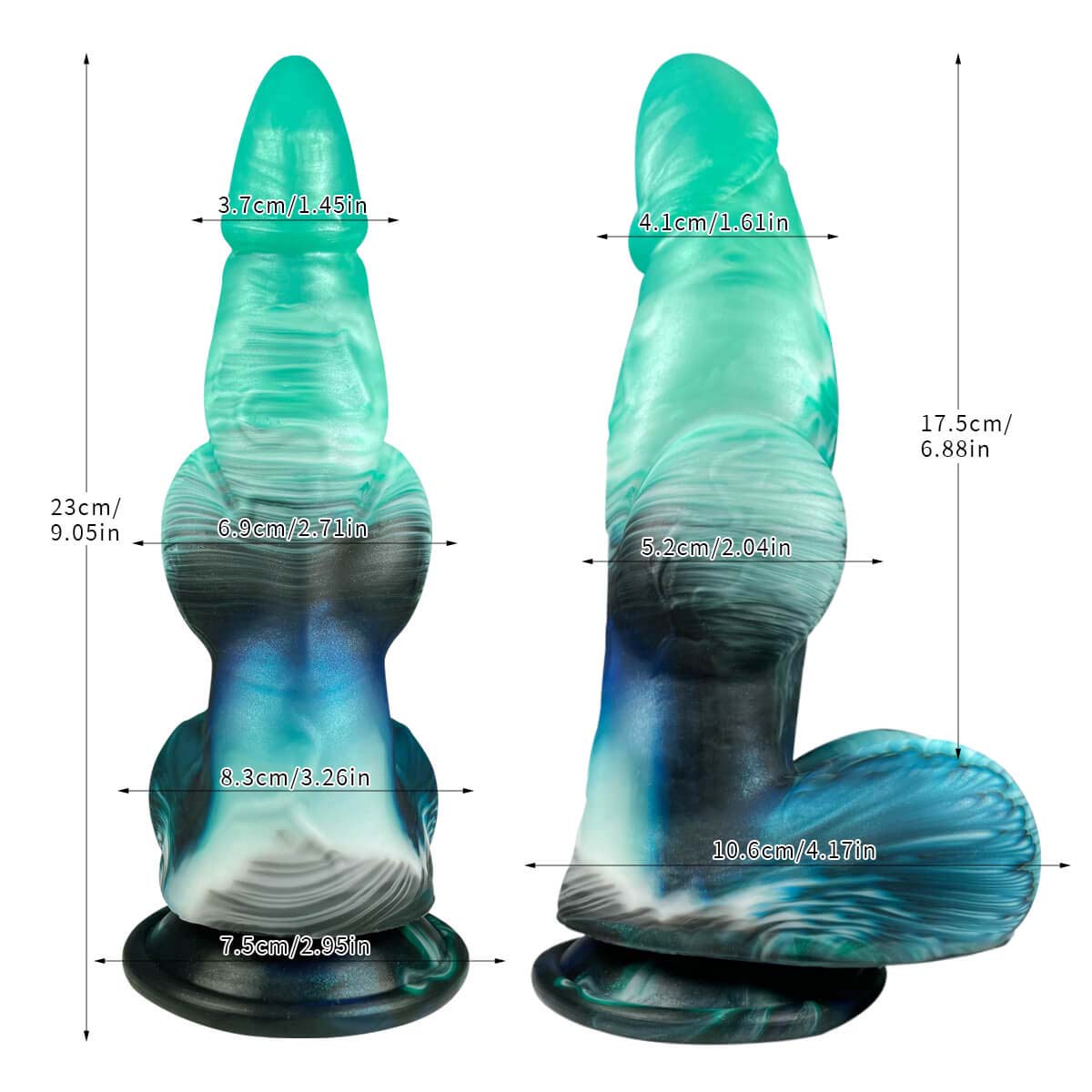 Will 9 Inch Inflatable Dildo - Tarisss Sex Toy Store
