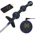 Wired Triple-Bead Anal Plug with Power Console and Wireless Remote - Tarisss Sex Toy Store