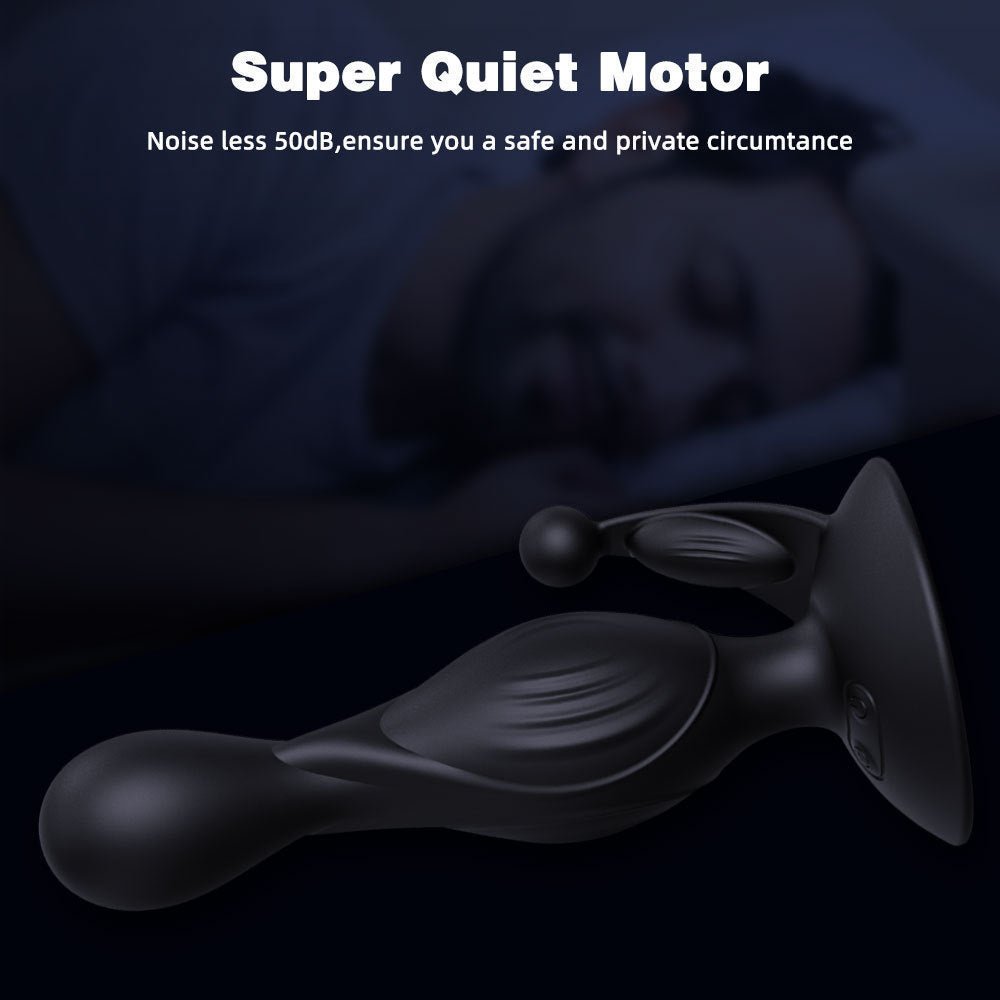 Wireless Remote Electro - Shock Vibrating Butt Plug - Silicone Prostate Massager - Tarisss Sex Toy Store