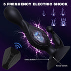 Wireless Remote Electro - Shock Vibrating Butt Plug - Silicone Prostate Massager - Tarisss Sex Toy Store