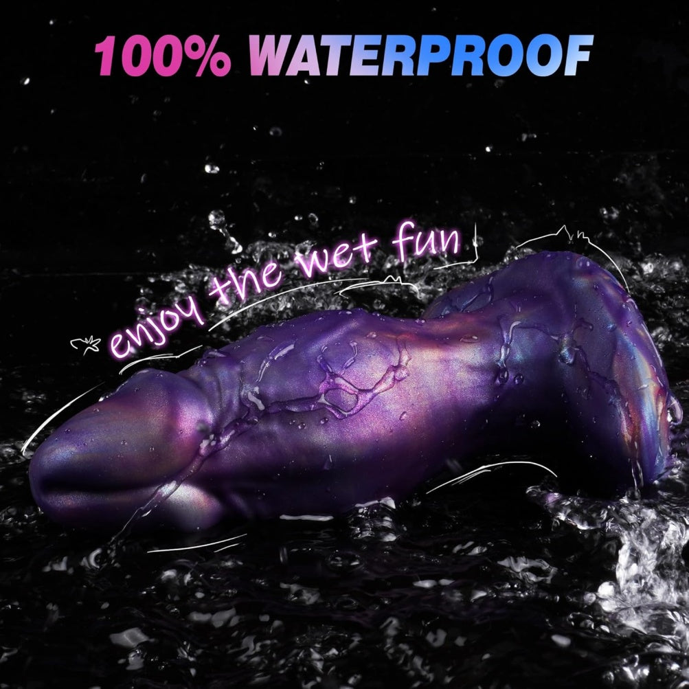Purple Fist Dildo – Wearable T-Base Platinum Silicone Anal Expander | Domlust