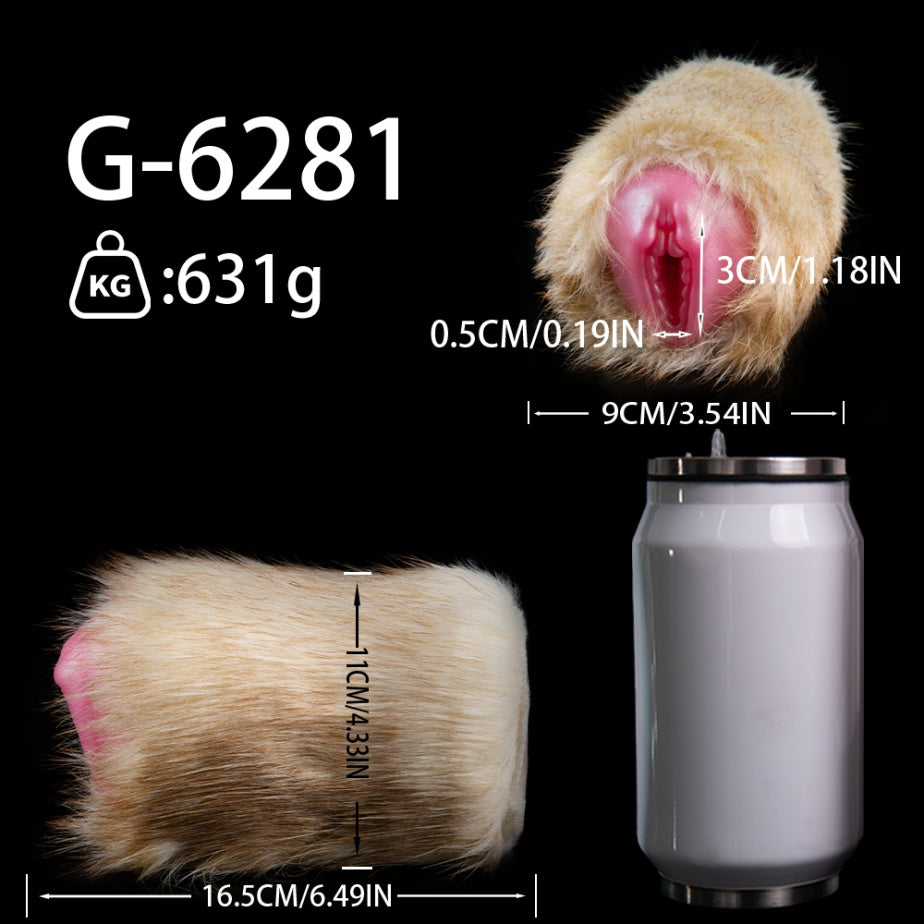 Fennec Fox Furry Pocket Pussy – Platinum Silicone Male Masturbator