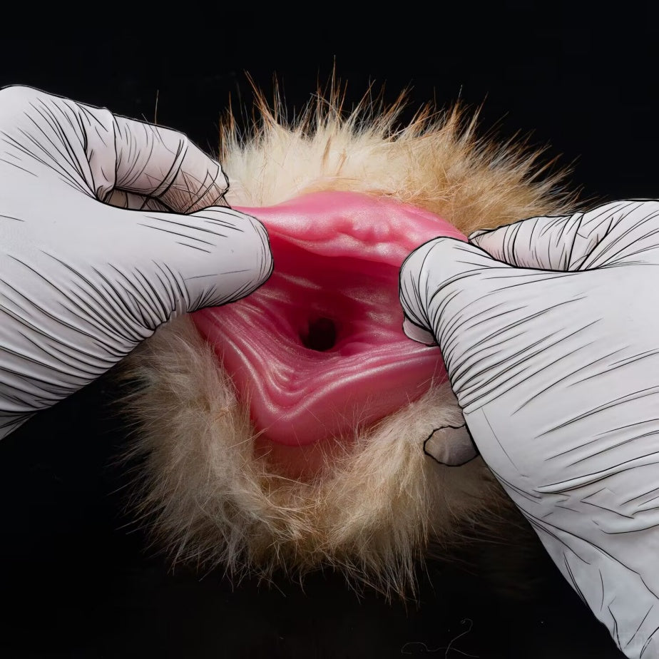 Fennec Fox Furry Pocket Pussy – Platinum Silicone Male Masturbator