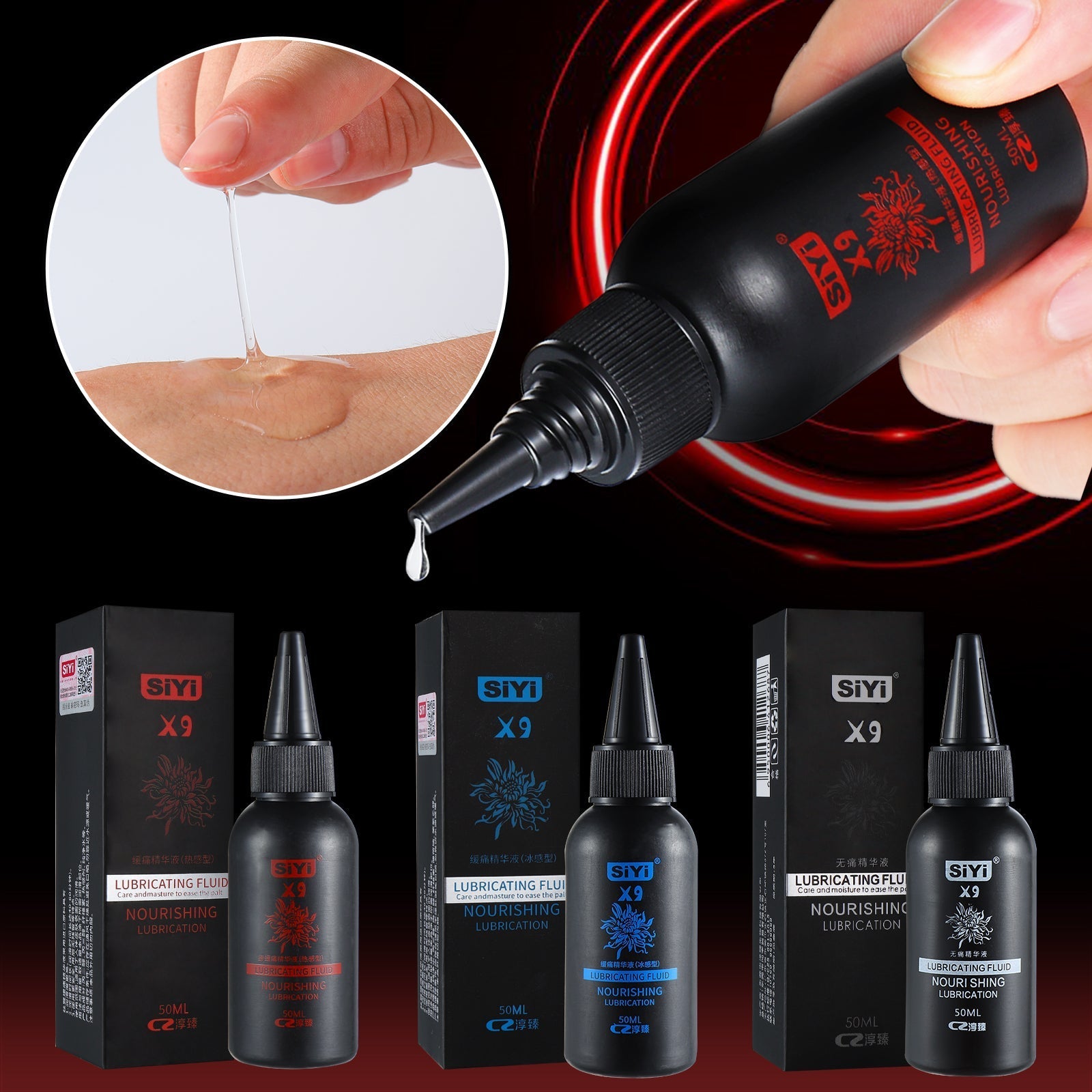X9 Intense Glide Lubricant Set – Extra Smooth & Long - Lasting (3 - Pack) - Tarisss Sex Toy Store