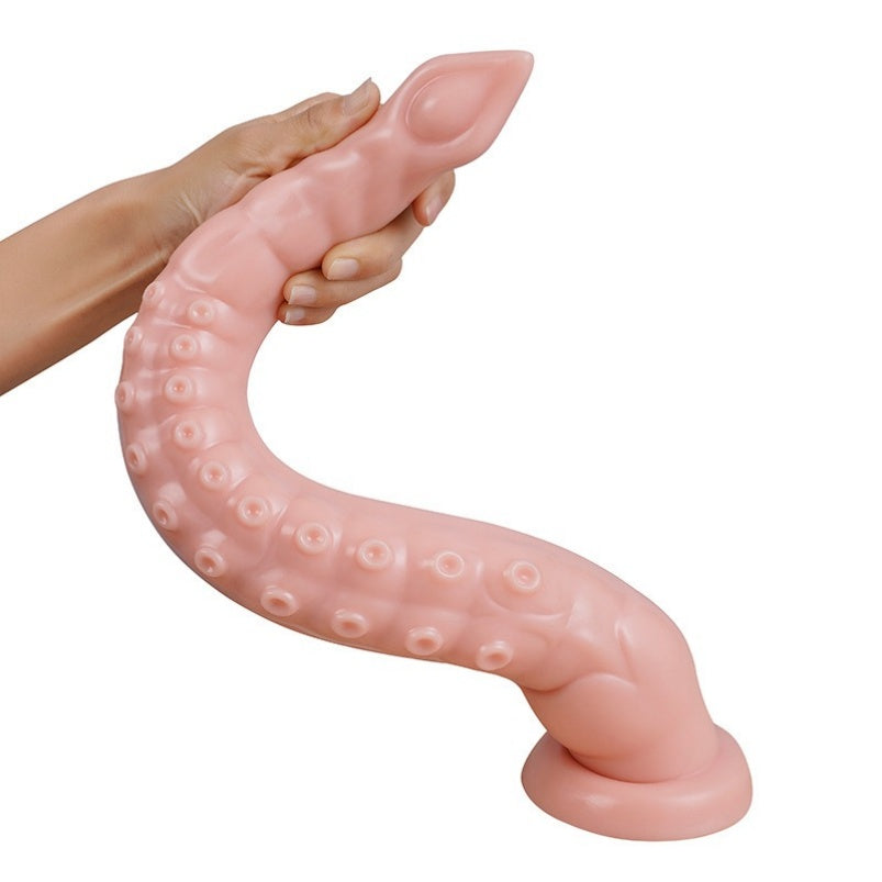 Octopus Tentacle Dildo – Extra Long Platinum Silicone Unisex Anal & Vaginal Fantasy Toy | Domlust