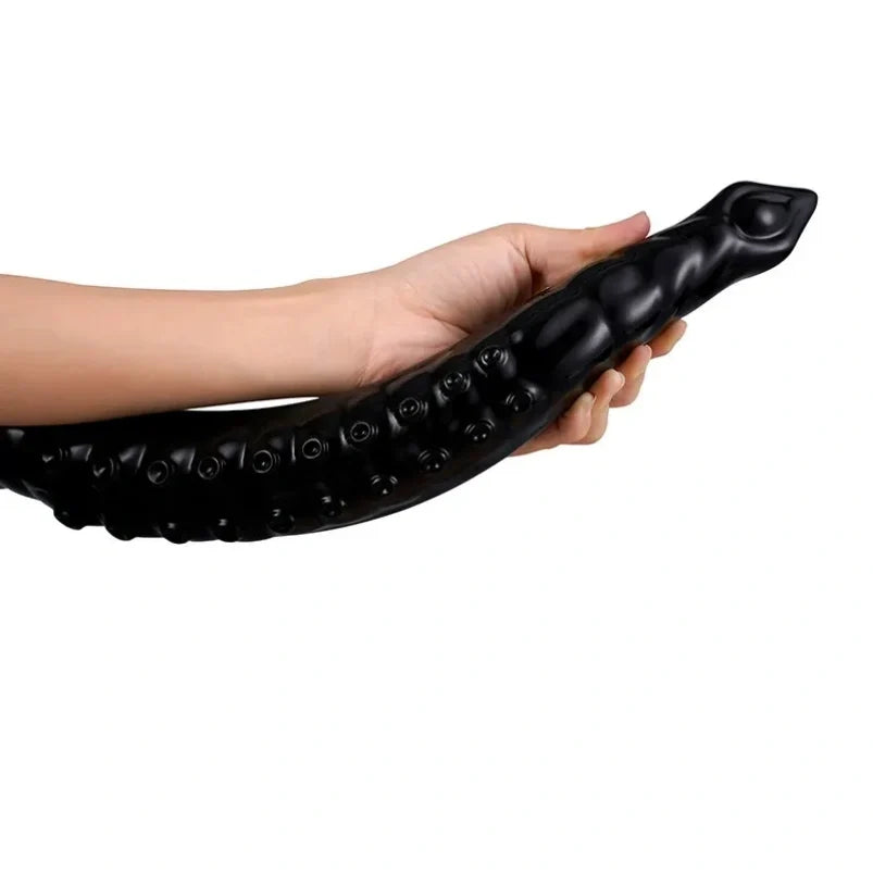 Octopus Tentacle Dildo – Extra Long Platinum Silicone Unisex Anal & Vaginal Fantasy Toy | Domlust