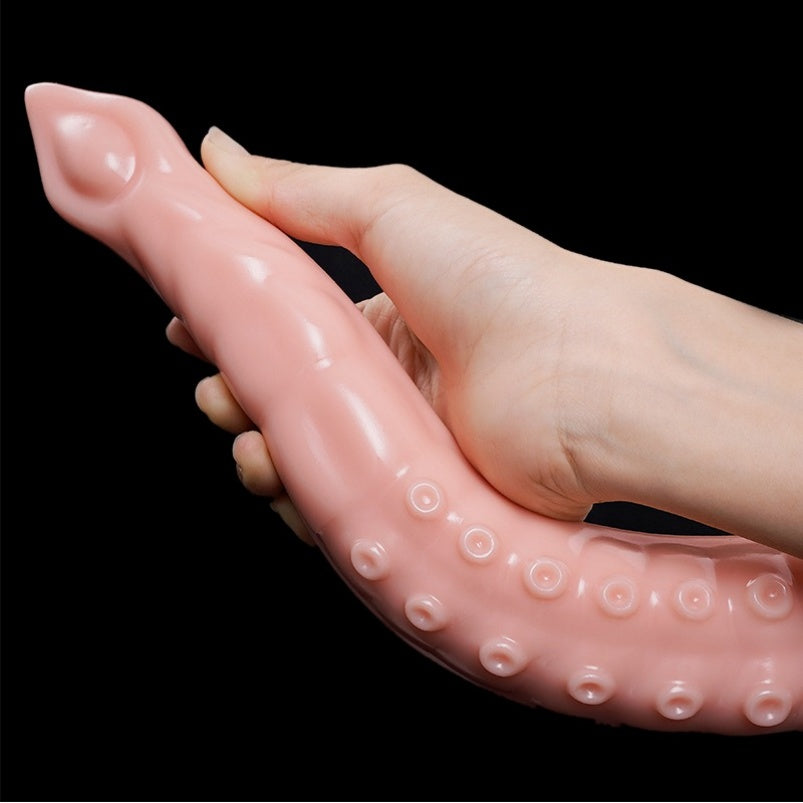 Octopus Tentacle Dildo – Extra Long Platinum Silicone Unisex Anal & Vaginal Fantasy Toy | Domlust