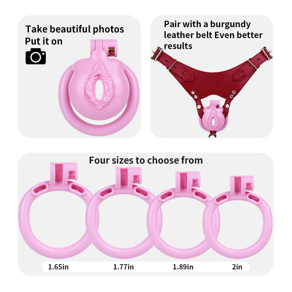 Strap-On Silicone Fake Pussy Pants - Sex Toy for Crossdressing and Gender Illusion