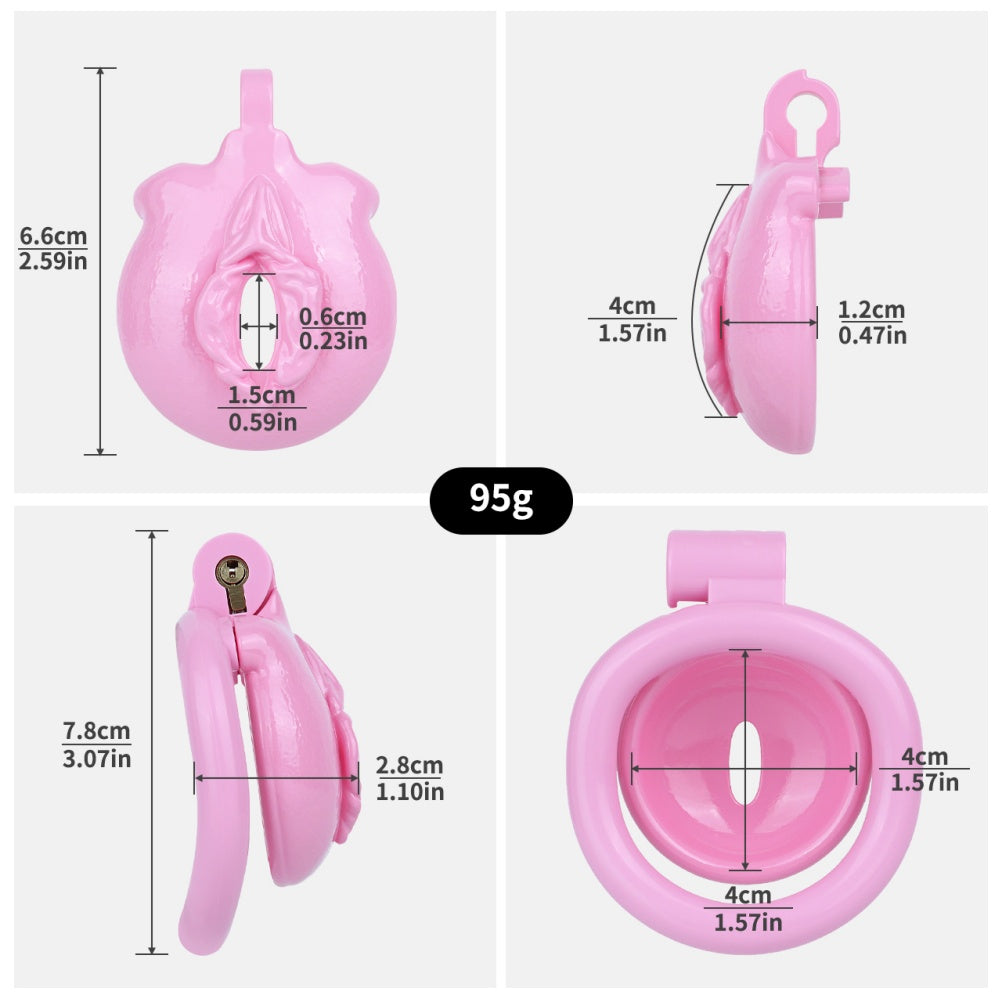 Strap-On Silicone Fake Pussy Pants - Sex Toy for Crossdressing and Gender Illusion