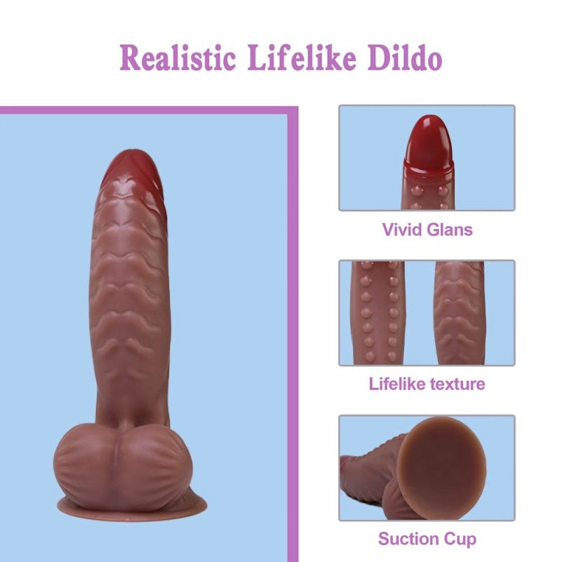 Monster Fantasy Dildo with Suction Cup — Realistic Silicone Anal & Vaginal Toy for Women | Domlust