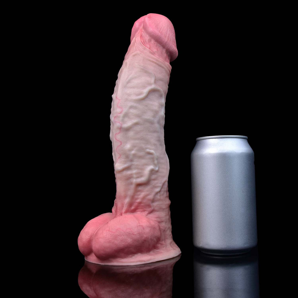 Massive Soul-Deep Giant Realistic Silicone Dildo – Dual-Density G-Spot Stretching | Domlust