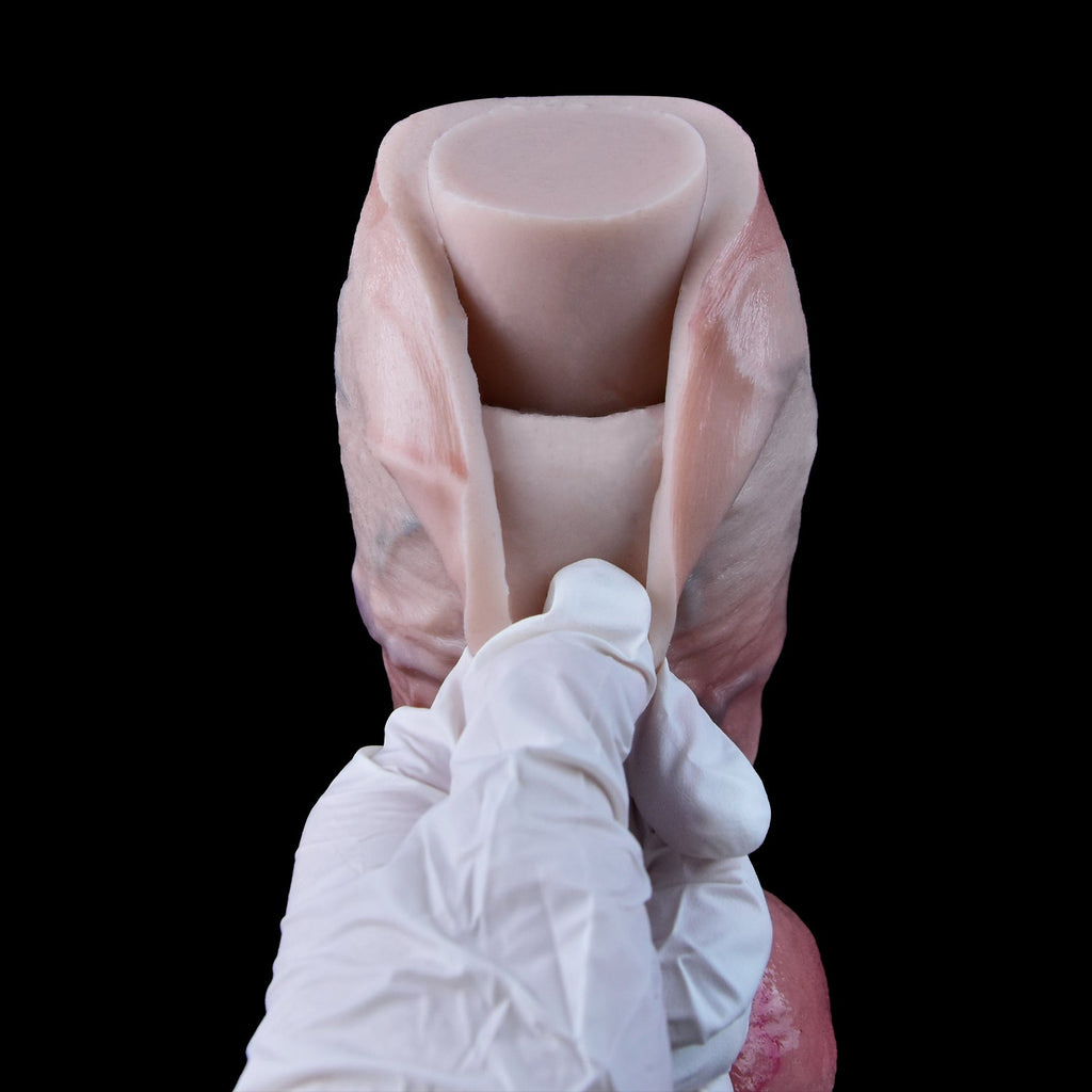 Massive Soul-Deep Giant Realistic Silicone Dildo – Dual-Density G-Spot Stretching | Domlust