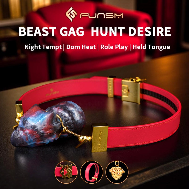 Fantasy Strap-on Monster Dragon Head Mouth Gag – Restraint Silicone Kinky Oral Sex Toy
